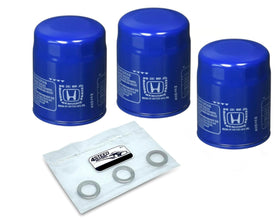 4STEED MOTORS three-pack layout displaying all included parts for convenient service planning