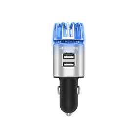 4WDKING purifier front view showing plug and sleek finish for tidy cabin charging