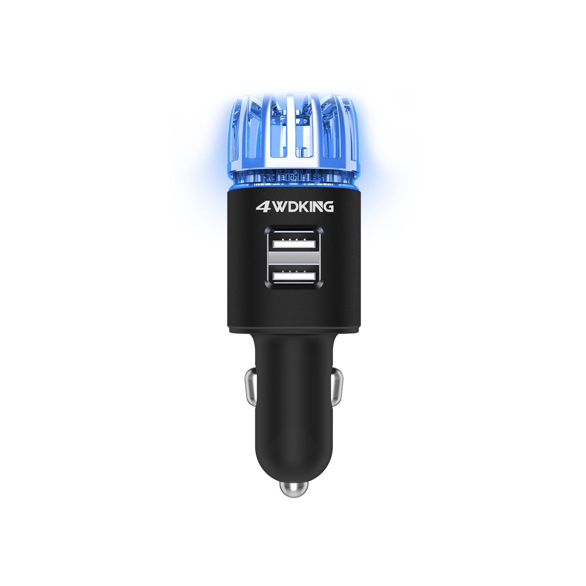 4WDKING front view of compact ionizer showing sleek design and air benefit