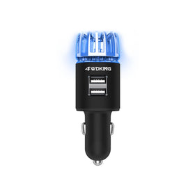 4WDKING front view of compact ionizer showing sleek design and air benefit
