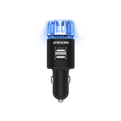 4WDKING front view of compact ionizer showing sleek design and air benefit