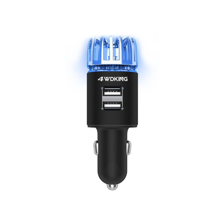 4WDKING front view of compact ionizer showing sleek design and air benefit