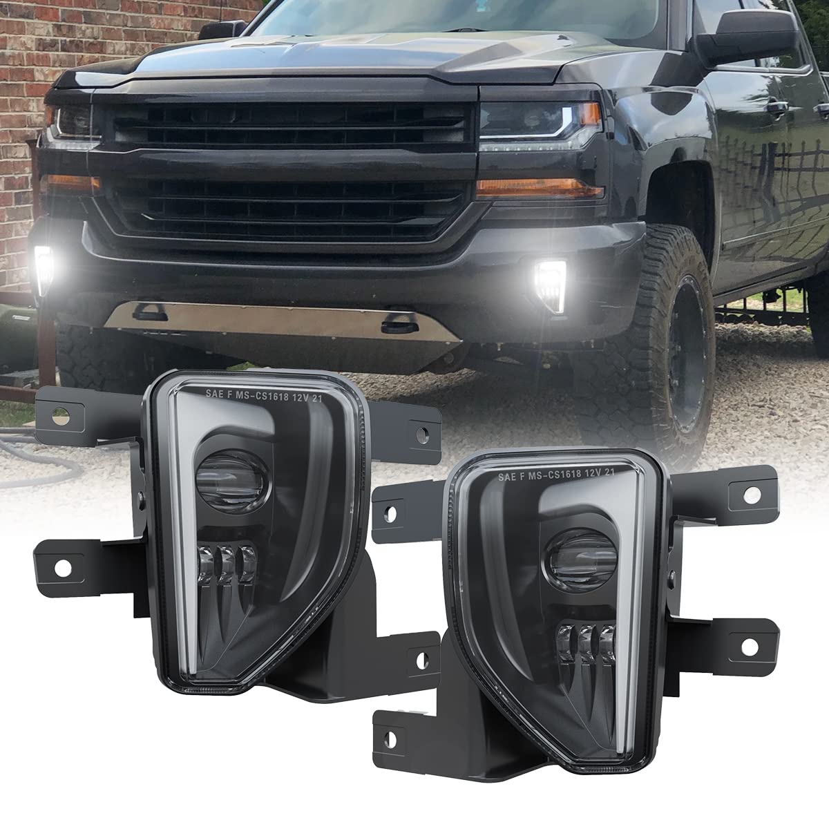 4X4FLSTC front view assembly showing clean fit and improved visibility