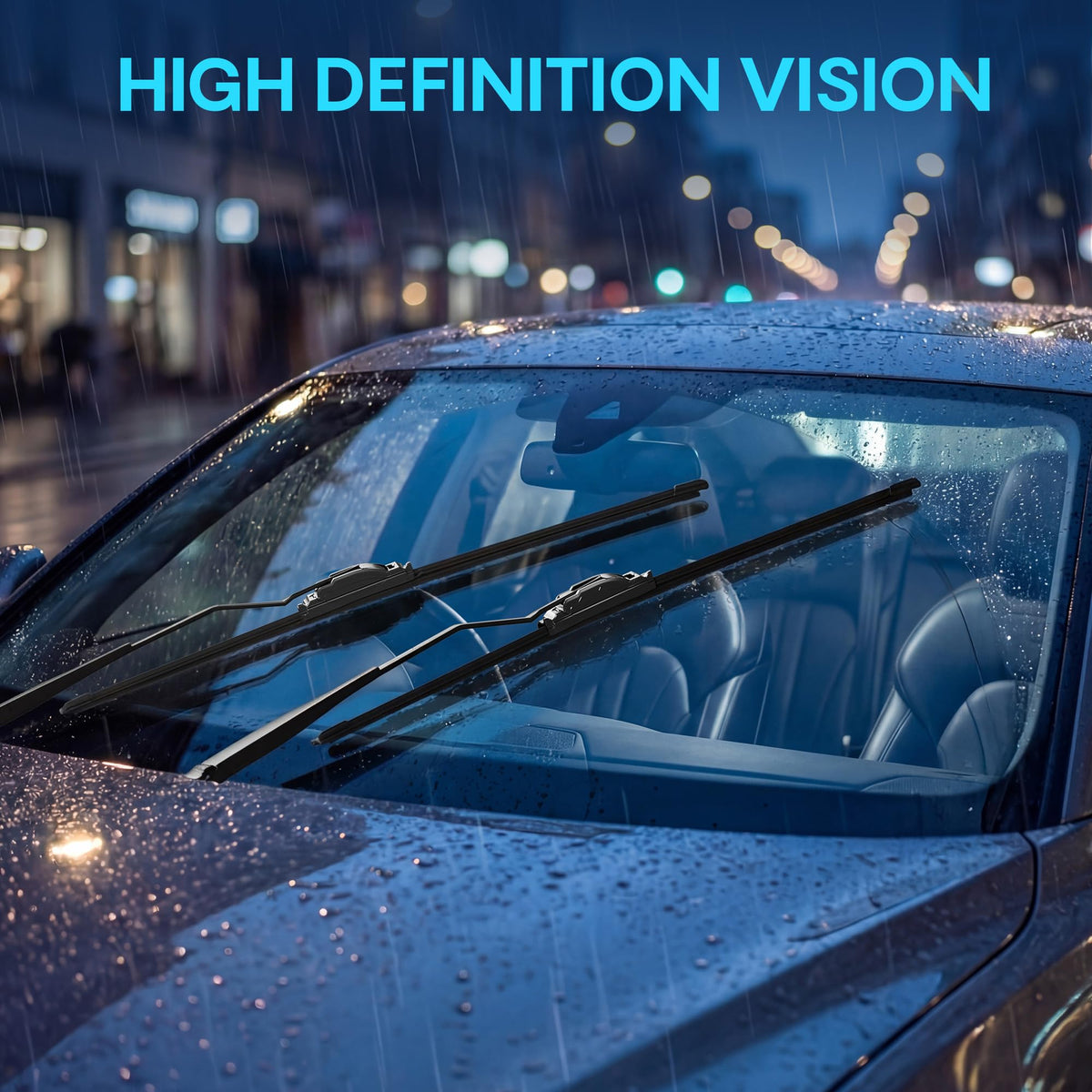 5 PLUS close-up of natural rubber edge, highlights flexible contact for streak-free vision