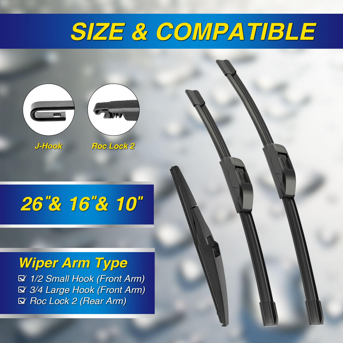 5 PLUS close-up of silicone wiping edge showing smooth bead-shedding benefit