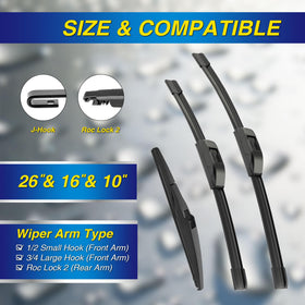 5 PLUS close-up of silicone wiping edge showing smooth bead-shedding benefit
