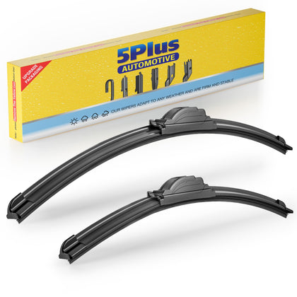 5 PLUS front packaging showing 24 and 21 inch blades and clear product info benefit: easy selection