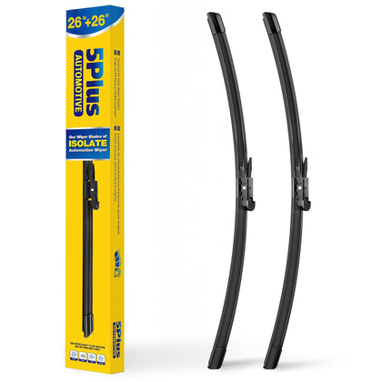 5 PLUS front packaging showing replacement pair and benefit: direct-fit convenience