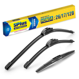 5 PLUS front packaging showing complete CR-V wiper set and fit benefits