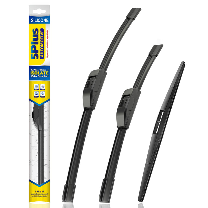 5 PLUS front packaging showing complete 3-pack and fitment for Honda Fit - clear fit info