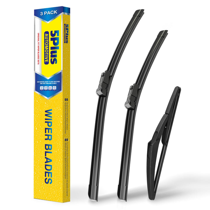 5 PLUS front packaging showing complete Renegade wiper set and fit benefit