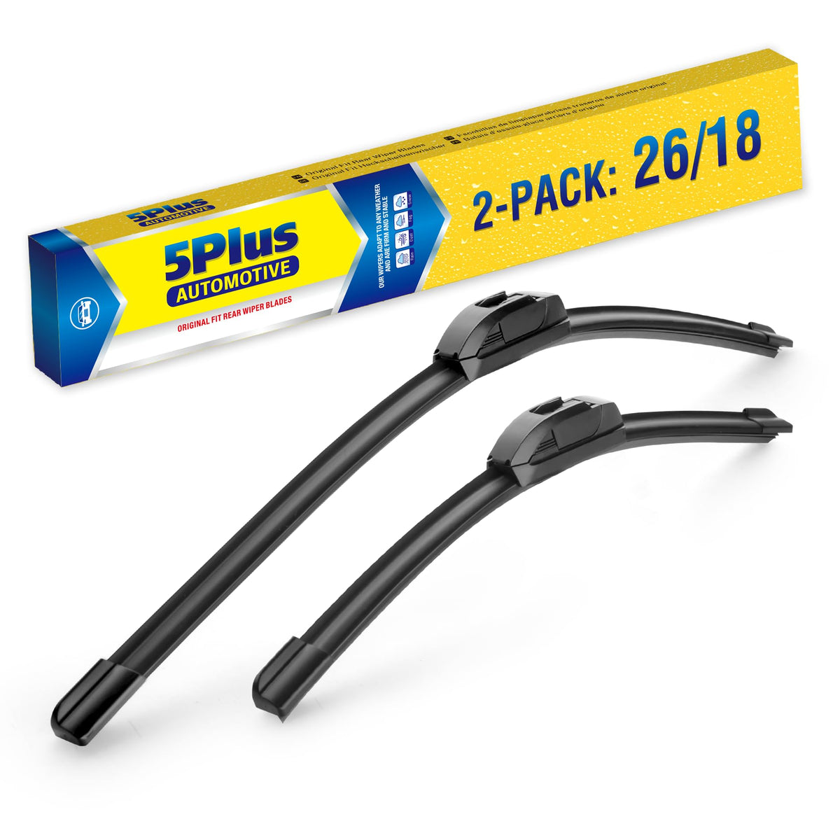 5 PLUS front packaging showing complete replacement kit for easy purchase