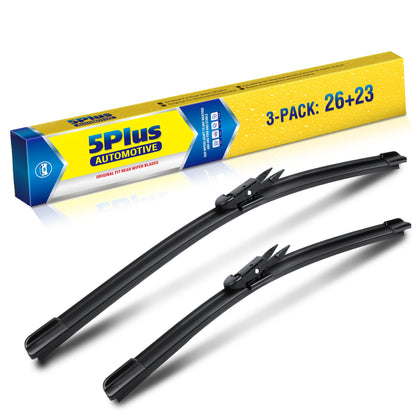5 PLUS front packaging showing blade pair and fitment for Tundra benefits quick selection