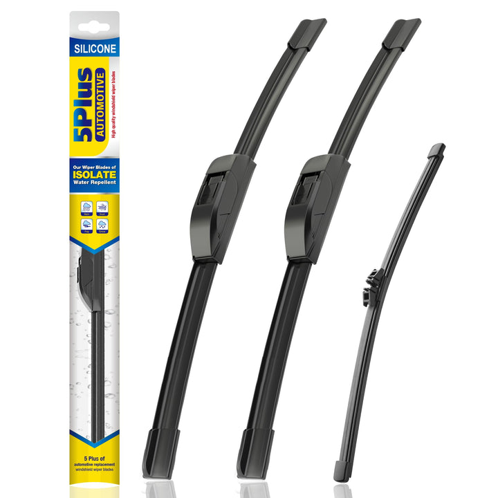5 PLUS front-packaging view showing included 3-pack and fitment benefits