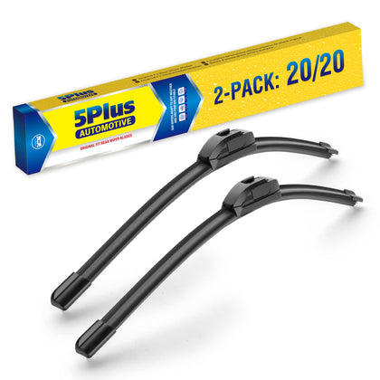 5 PLUS front packaging showing 20-inch two-pack and J/U hook compatibility for easy replacement