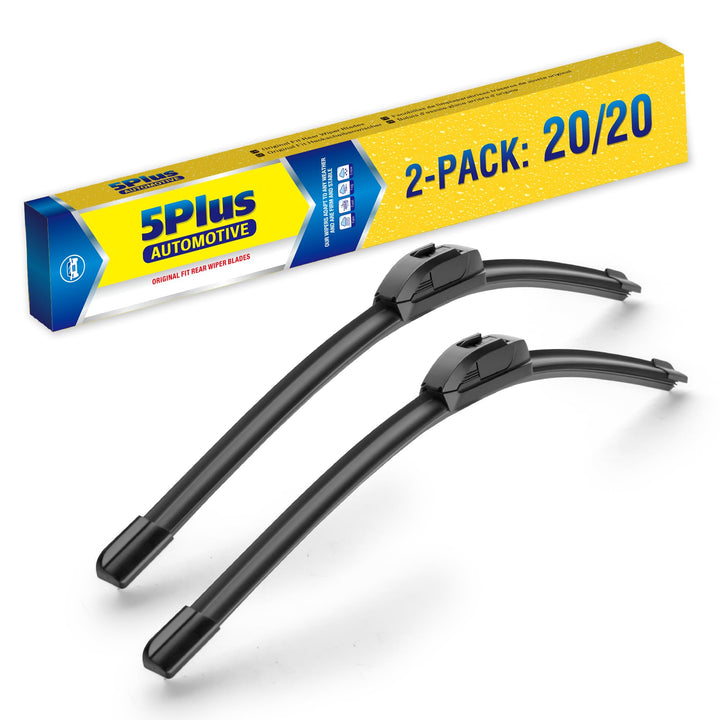 5 PLUS front packaging showing 20-inch two-pack and J/U hook compatibility for easy replacement