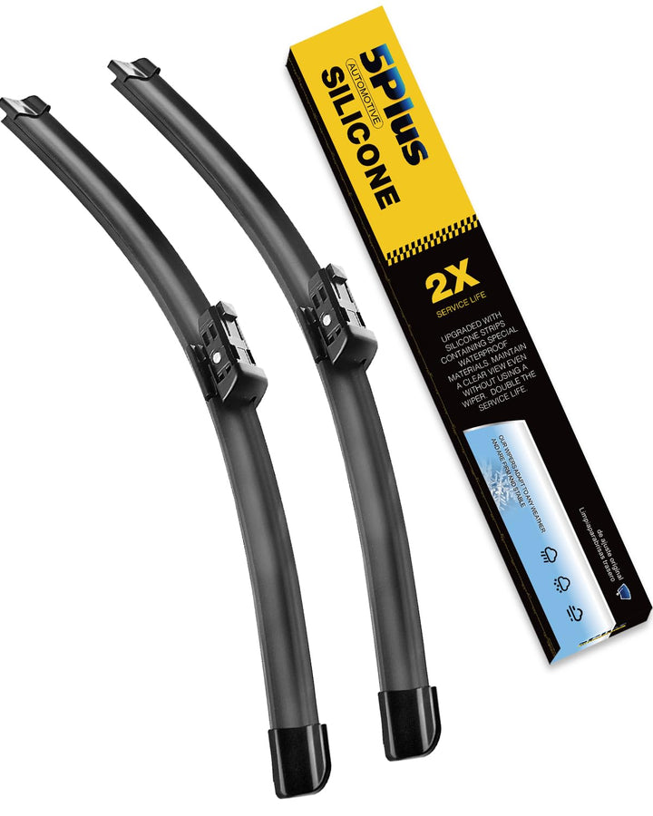 5 PLUS front packaging showing blade sizes and benefits
