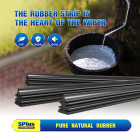5 PLUS blades installed on Dodge Ram windshield improving driver visibility