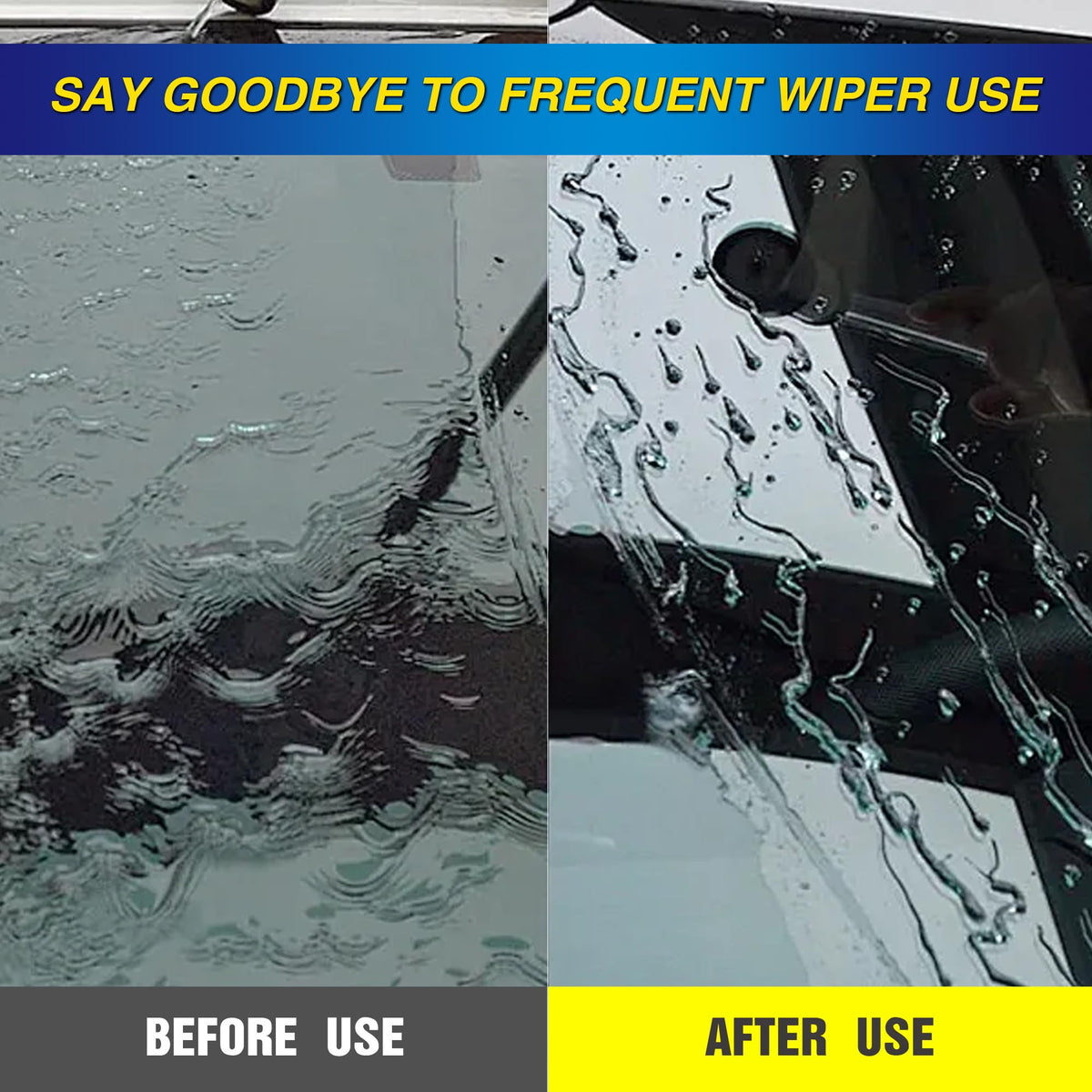 5 PLUS blades installed on Hyundai Santa Fe windshield improving visibility