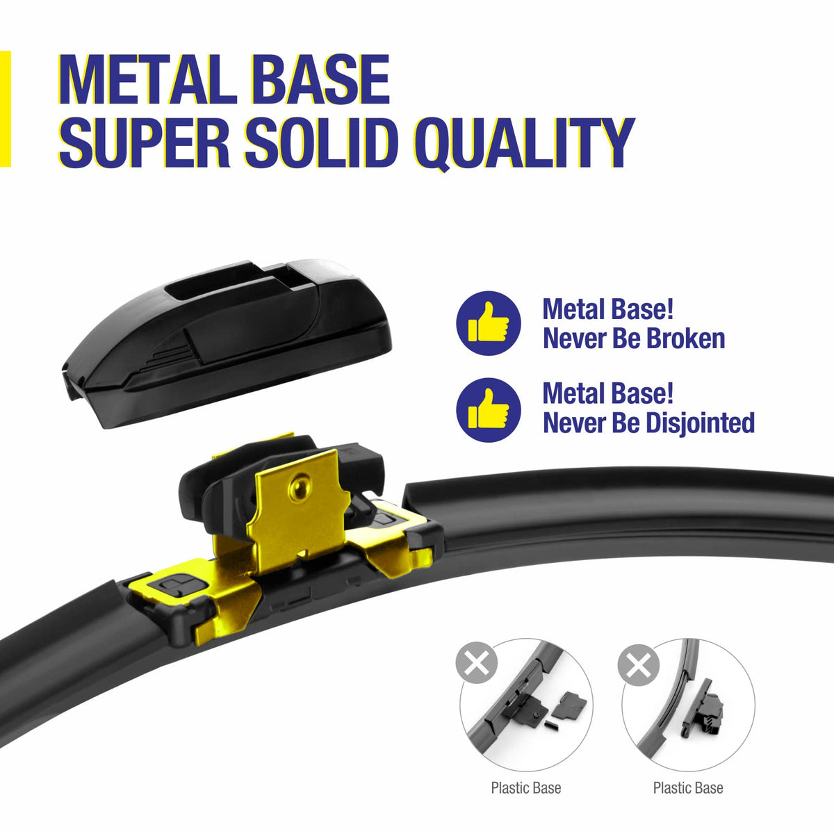 5 PLUS passenger 18-inch blade installed demonstrating precise fit and quiet sweep