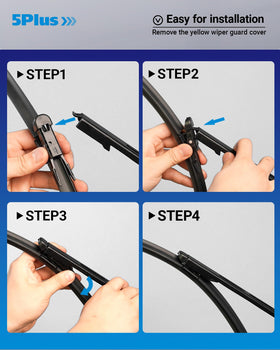 5 PLUS 26-inch blade next to ruler showing exact size for correct fit benefit