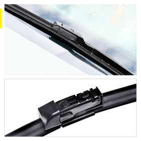 5 PLUS blade beside ruler showing precise length for correct Prius fitment