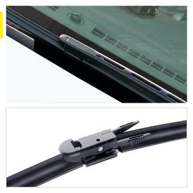 5 PLUS wiper blade beside ruler showing exact length for proper fit confirmation