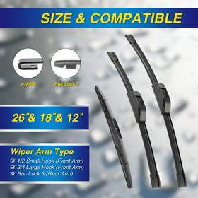 5 PLUS close-up of silicone wiping edge demonstrating smoother water beading and streak reduction