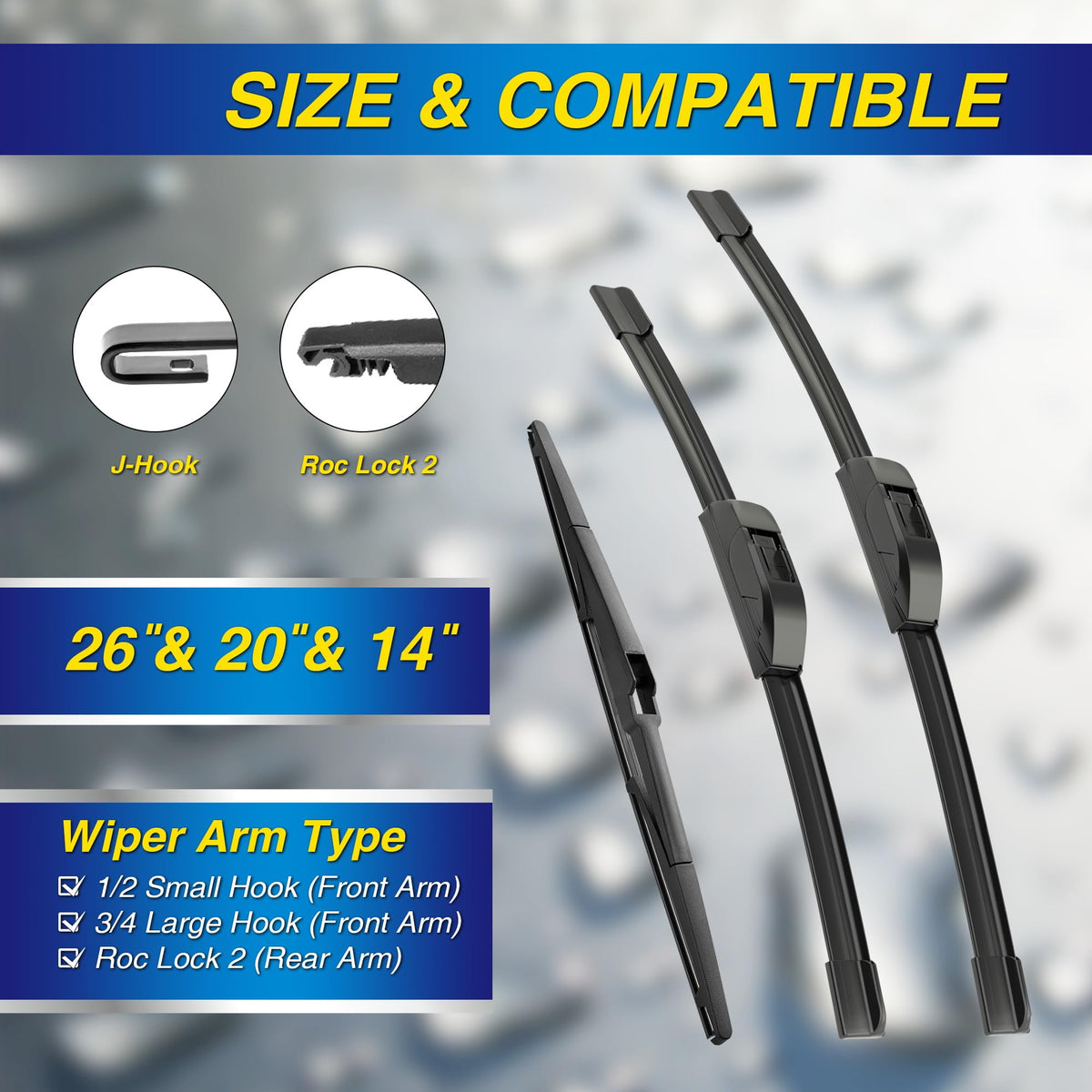 5 PLUS close-up of silicone wiping edge demonstrating smooth water beading