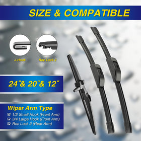 5 PLUS silicone wiping edge close-up showing smooth water-shedding benefit