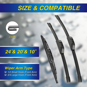 5 PLUS driver 24-inch blade close-up showing clean wipe benefit