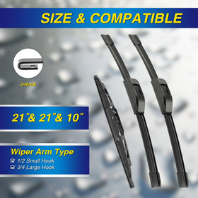 5 PLUS close-up of silicone wiping edge for smoother clear vision