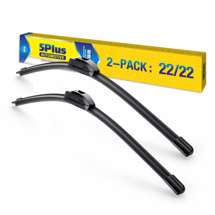 5 PLUS front packaging showing 22-inch pair and fit benefits