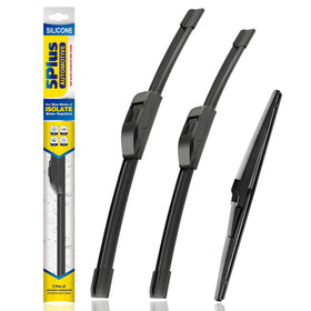 5 PLUS front packaging showing three-piece kit and fit list, clear compatibility benefit