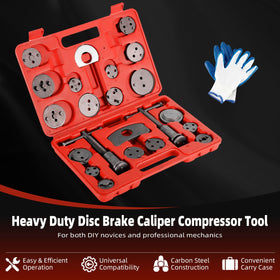 8MILELAKE close-up of multiple adapters for secure caliper piston engagement