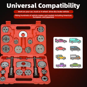 8MILELAKE open storage case displaying all 24 pieces for easy organization