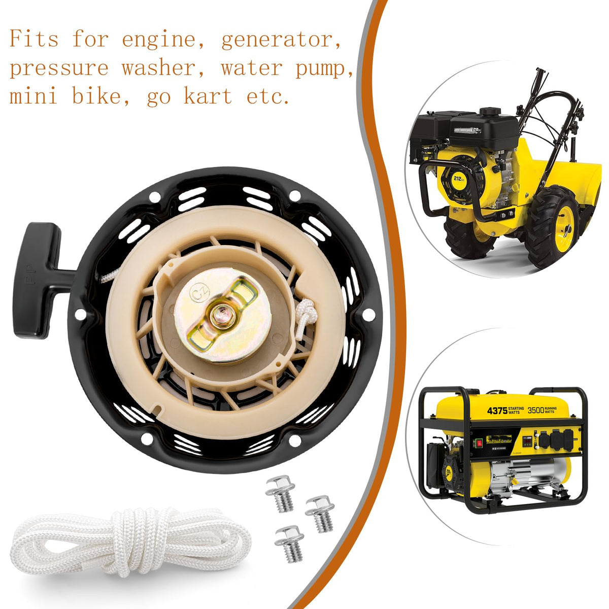 9TH SHOP pulley and metal ratchet detail for precise engagement and reliable starts