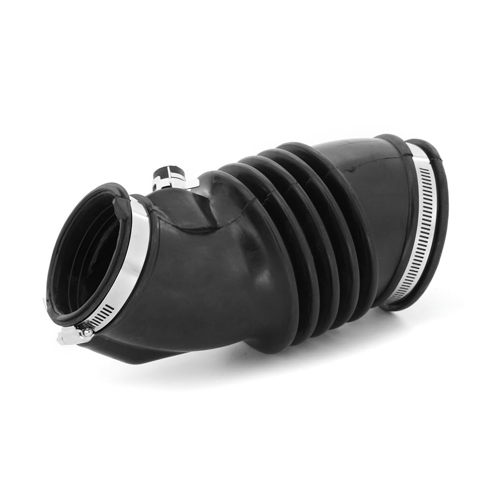 A ABIGAIL front view of intake hose showing direct-fit design and clear benefits