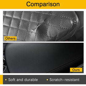 A ABIGAIL driver resting arm on cushion illustrating added comfort