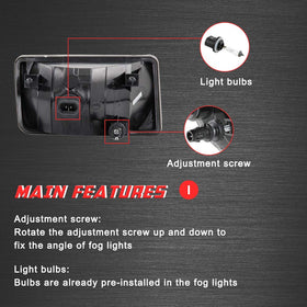 A ABIGAIL fog lamp backside showing factory connector for plug-and-play installation