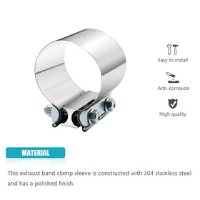 A ABIGAIL close-up of 304 stainless steel band showing corrosion resistance