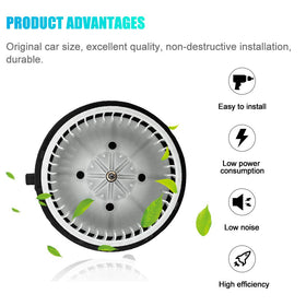 A ABIGAIL fan wheel close-up highlighting balanced blades for quieter operation