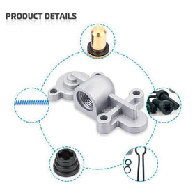 A ABIGAIL blue spring closeup illustrating upgraded pressure spring for improved fuel stability