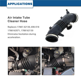 A ABIGAIL intake hose installed in Tacoma engine bay restoring proper airflow