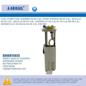 A ABIGAIL close-up of fuel strainer demonstrating debris protection benefit