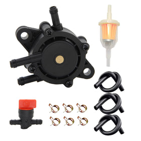 A ABIGAIL front view of fuel pump showing compact sealed housing for reliability
