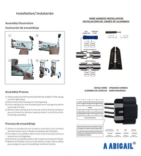 A ABIGAIL packaging with included parts ensuring complete replacement