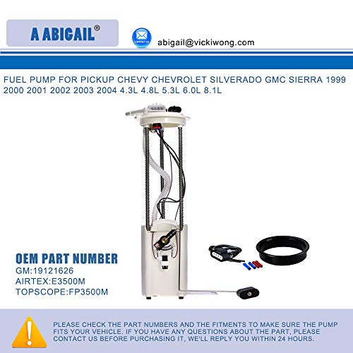 A ABIGAIL close-up of sending unit float and arm for precise fuel-level readings