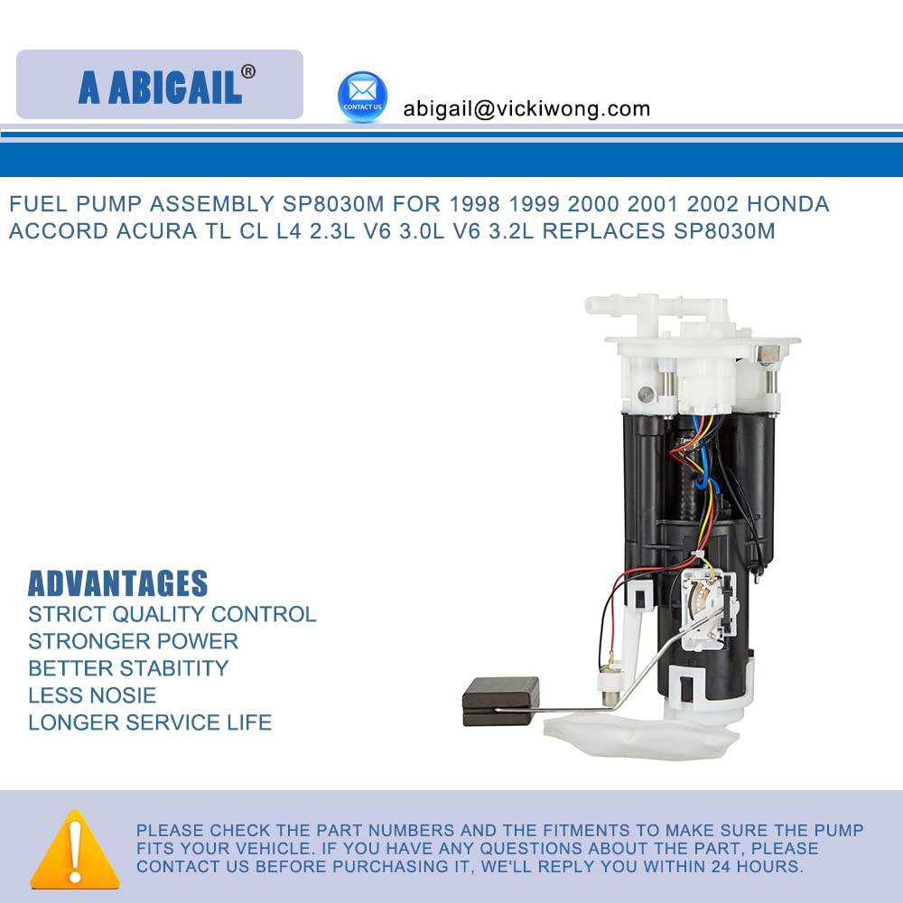 A ABIGAIL top label close-up showing part number and correct fit confirmation benefit