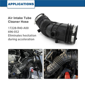 A ABIGAIL intake hose installed in an Accord engine bay demonstrating correct routing